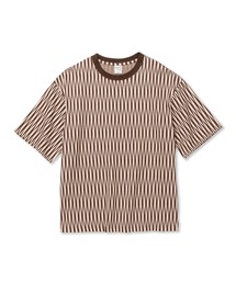 CALEE（キャリー）の「DIAMOND JACQUARD DROP SHOULDER CS（Tシャツ/カットソー）」