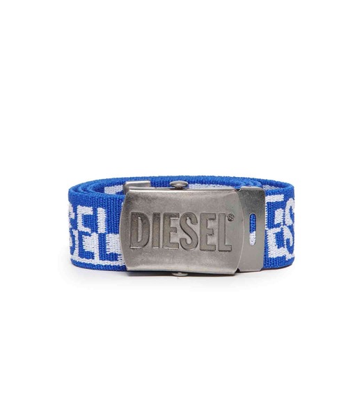 DIESEL KIDS（ディーゼルキッズ）の「DIESEL（ディーゼル）Kids & Junior ブランドロゴベルト（ベルト・キッズ・ライトイエロー/ブラック/ブルー・Ⅰ/Ⅱ）」の2枚目の写真