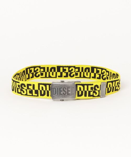 DIESEL KIDS（ディーゼルキッズ）の「DIESEL（ディーゼル）Kids & Junior ブランドロゴベルト（ベルト・キッズ・ライトイエロー/ブラック/ブルー・Ⅰ/Ⅱ）」の6枚目の写真