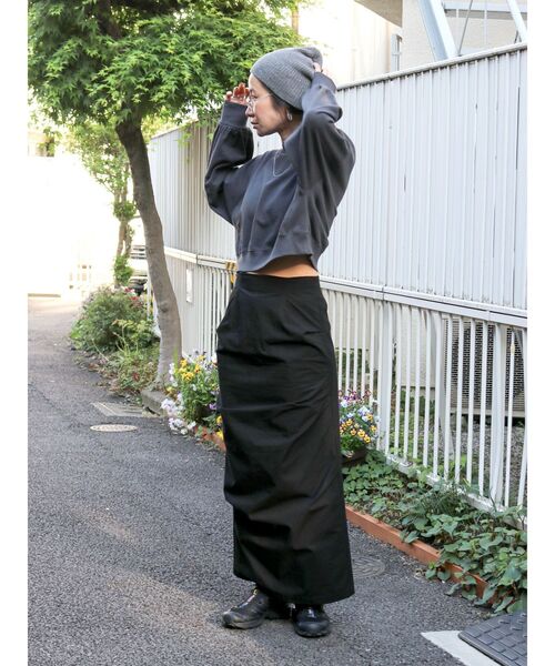 Ungrid（アングリッド）の「タックデザインアイラインスカート（スカート・レディース・ベージュ/ブラック・MEDIUM/SMALL）」の15枚目の写真