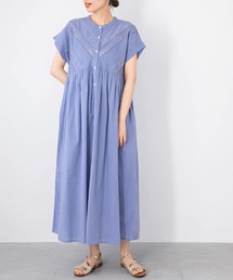URBAN RESEARCH Sonny Label | レース切替えエアリーコットンワンピース(ワンピース)