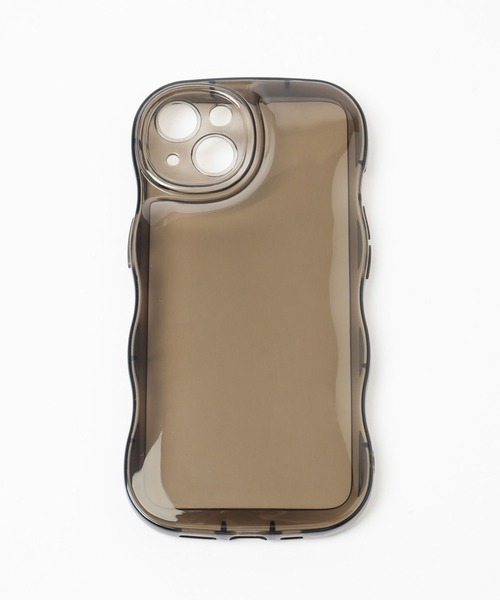 Me%(ミィパーセント)の「【iPhone13対応】クリアナミナミiPhoneケース 128492(スマホケース/カバー・レディース・オフホワイト/ブラック・FREE)」の12枚目の写真