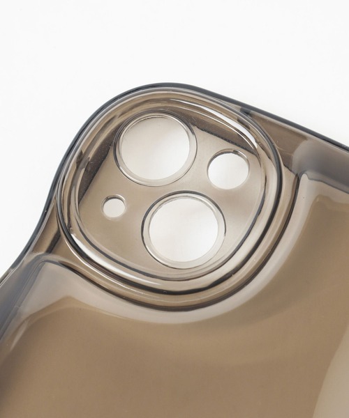 Me%(ミィパーセント)の「【iPhone13対応】クリアナミナミiPhoneケース 128492(スマホケース/カバー・レディース・オフホワイト/ブラック・FREE)」の17枚目の写真