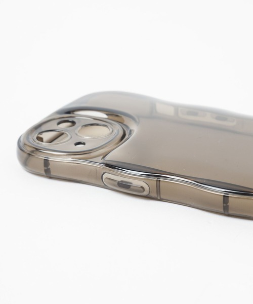 Me%(ミィパーセント)の「【iPhone13対応】クリアナミナミiPhoneケース 128492(スマホケース/カバー・レディース・オフホワイト/ブラック・FREE)」の20枚目の写真