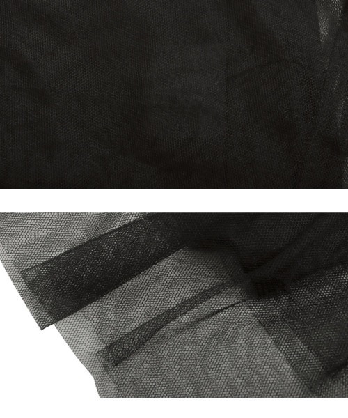 KOBE LETTUCE（コウベレタス）の「ガーゼチュールジレ（ベスト・レディース・グレイッシュベージュ/ブラウン系/ブラック・M）」の9枚目の写真