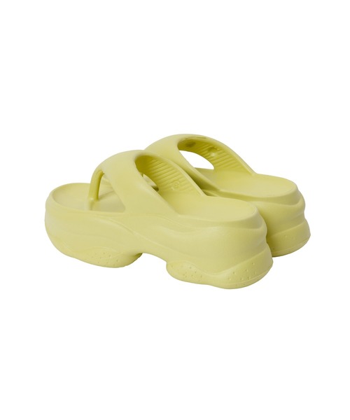 YELLO 厚底トングサンダル グレー/ライム/パープル 新品YELLO 厚底サンダル グレー・ミント・パープル - メルカリ