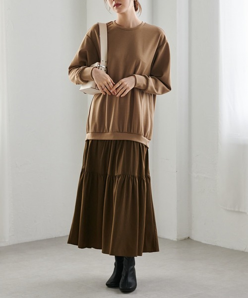 セール】ティアードドッキングワンピース（ワンピース）｜RANAN