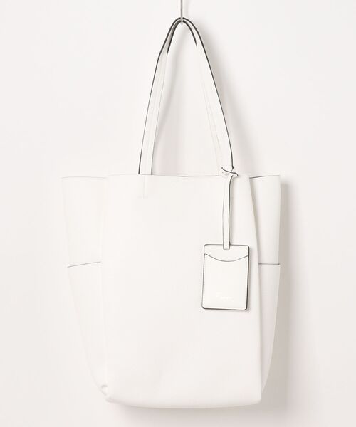 SALON de RUBAN（サロンドルヴァン）の「【SALON de RUBAN / サロン ド ルヴァン】 トートバッグ（トートバッグ・レディース・ブラック/アイボリー/シルバー/ライトグレー/ダークグレー/ブラウン/ホワイト/ライトブルー・FREE）」の2枚目の写真