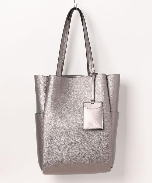 SALON de RUBAN（サロンドルヴァン）の「【SALON de RUBAN / サロン ド ルヴァン】 トートバッグ（トートバッグ・レディース・ブラック/アイボリー/シルバー/ライトグレー/ダークグレー/ブラウン/ホワイト/ライトブルー・FREE）」の8枚目の写真