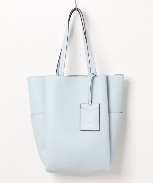 SALON de RUBAN（サロンドルヴァン）の「【SALON de RUBAN / サロン ド ルヴァン】 トートバッグ（トートバッグ・レディース・ブラック/アイボリー/シルバー/ライトグレー/ダークグレー/ブラウン/ホワイト/ライトブルー・FREE）」の7枚目の写真