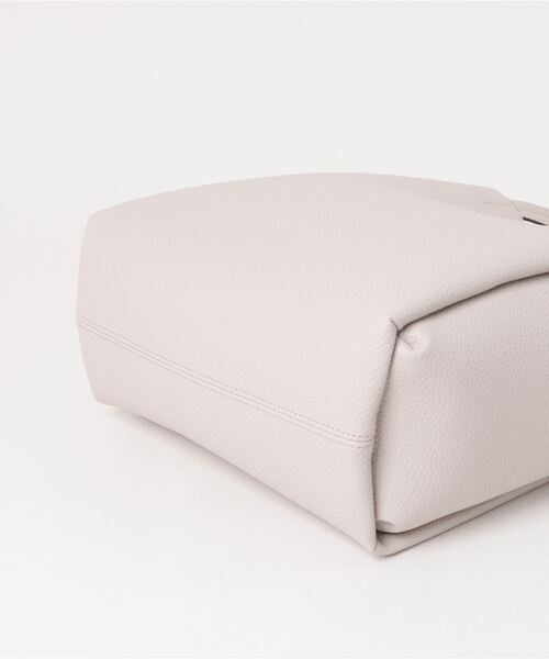 SALON de RUBAN（サロンドルヴァン）の「【SALON de RUBAN / サロン ド ルヴァン】 トートバッグ（トートバッグ・レディース・ブラック/アイボリー/シルバー/ライトグレー/ダークグレー/ブラウン/ホワイト/ライトブルー・FREE）」の10枚目の写真