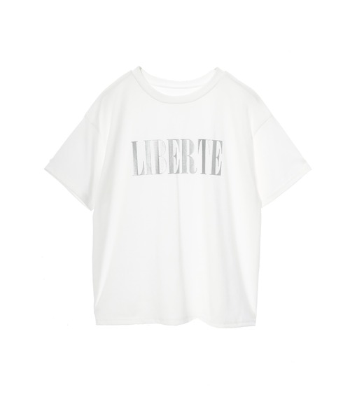 fifth（フィフス）の「箔プリントロゴTシャツ（Tシャツ/カットソー・レディース・ホワイト/ネイビー・M）」の11枚目の写真