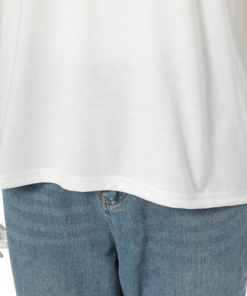 fifth（フィフス）の「箔プリントロゴTシャツ（Tシャツ/カットソー・レディース・ホワイト/ネイビー・M）」の16枚目の写真