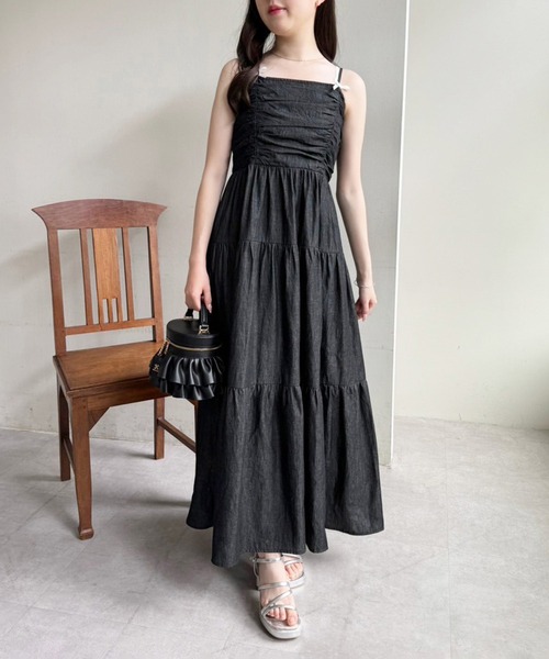 one after another NICE CLAUP（ワンアフターアナザーナイスクラップ）の「フリルバニティショルダーバッグ（ショルダーバッグ・レディース・アイボリー/ブラック/ベージュ・FREE）」の14枚目の写真