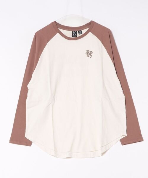 ROXY(ロキシー)の「ROXY/ロキシー ラグランロンT RLT244040(Tシャツ/カットソー・レディース・ネイビー/ブラウン/グリーン・L/M)」の9枚目の写真