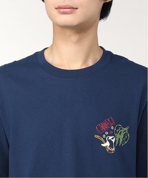CHUMS(チャムス)の「【CHUMS】CHUMS Spice Brushed L/S Tee / チャムススパイスブラッシュドロングスリーブティー(Tシャツ/カットソー・メンズ・ブラック/ホワイト/ネイビー・X-LARGE/LARGE/MEDIUM)」の12枚目の写真