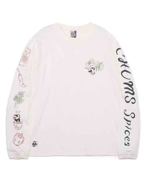 CHUMS(チャムス)の「【CHUMS】CHUMS Spice Brushed L/S Tee / チャムススパイスブラッシュドロングスリーブティー(Tシャツ/カットソー・メンズ・ブラック/ホワイト/ネイビー・X-LARGE/LARGE/MEDIUM)」の20枚目の写真
