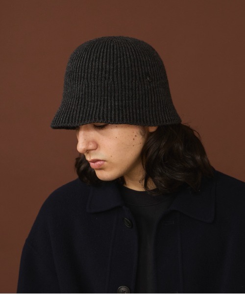 arth（アース）の「arth  Thermo Rib Tulip / アース（ハット・メンズ・ダークグレー/ベージュ/ブラック・58cm）」の6枚目の写真