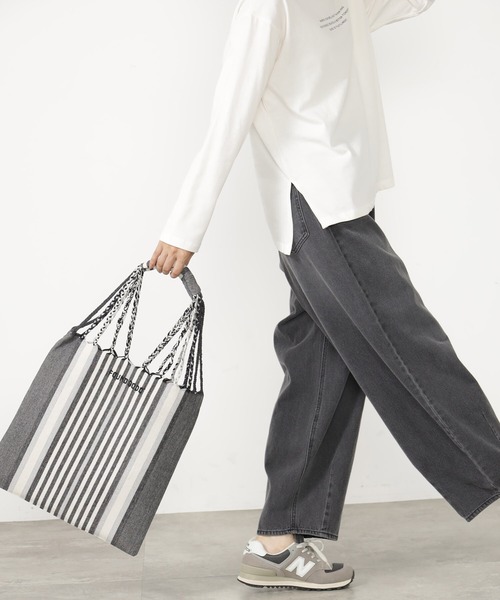 FOUND GOOD(ファウンドグッド)の「ハンモックトート(トートバッグ・レディース・グリーン系5/ブラウン系5/ブラック・FREE)」の2枚目の写真