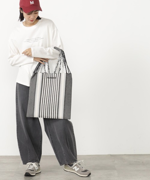 FOUND GOOD(ファウンドグッド)の「ハンモックトート(トートバッグ・レディース・グリーン系5/ブラウン系5/ブラック・FREE)」の4枚目の写真