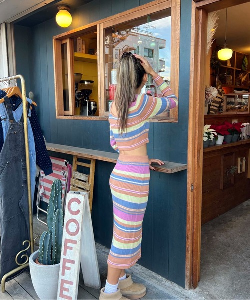 ROXY（ロキシー）の「PLAYA MORNING SKIRT/ロキシータイトスカート（スカート・レディース・ピンク・MEDIUM/SMALL/X-SMALL）」の4枚目の写真