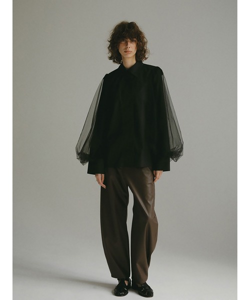 チュールドッキングブラウス | Blouse | HER. Online Store