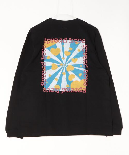 INNOCENT(イノセント)の「『Spread Love』オリジナルプリント L/S T(Tシャツ/カットソー・レディース・ブラック/ホワイト・MEDIUM/LARGE)」の4枚目の写真