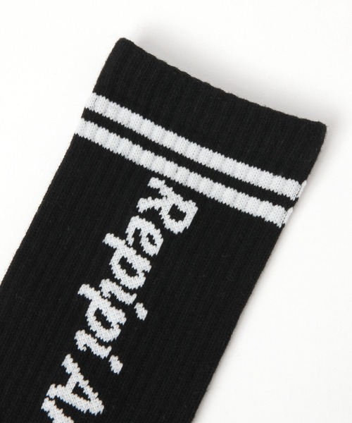 repipi armario(レピピ アルマリオ)の「ミドルタテロゴソックス(ソックス/靴下・キッズ・ホワイト×ブラック/ブラック/ホワイト×シルバー/ホワイト×ライム/ホワイト×ブルー・FREE)」の7枚目の写真