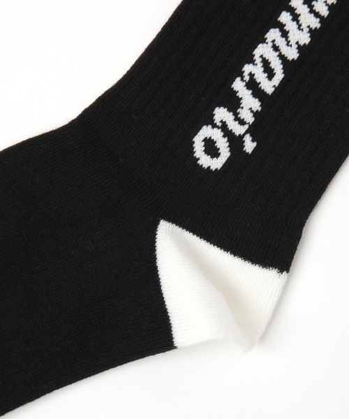 repipi armario(レピピ アルマリオ)の「ミドルタテロゴソックス(ソックス/靴下・キッズ・ホワイト×ブラック/ブラック/ホワイト×シルバー/ホワイト×ライム/ホワイト×ブルー・FREE)」の8枚目の写真