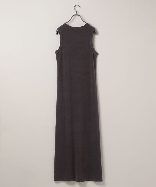 JEANASIS(ジーナシス)の「ブリーチカットリブNSワンピース/141054(ワンピース・レディース・ブラック/グレイッシュベージュ/ライトベージュ・FREE)」の6枚目の写真