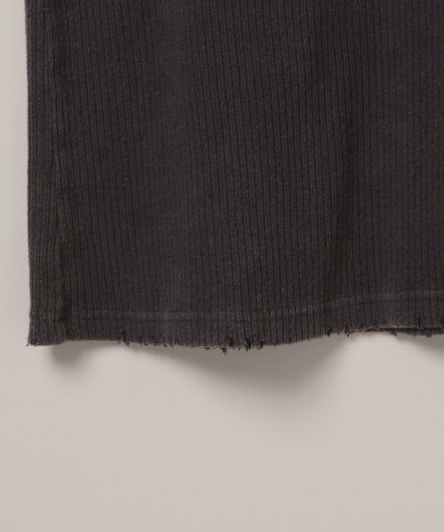 JEANASIS(ジーナシス)の「ブリーチカットリブNSワンピース/141054(ワンピース・レディース・ブラック/グレイッシュベージュ/ライトベージュ・FREE)」の9枚目の写真