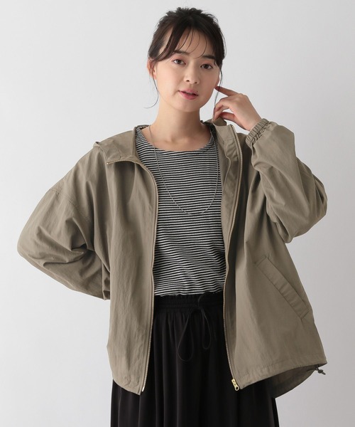 GLOBAL WORK Smile Seed Store（グローバルワーク スマイルシードストア）の「撥水UVフードブルゾン/131057（ブルゾン・レディース・ベージュ/カーキ/ブラック・X-LARGE/MEDIUM/SMALL/LARGE）」の21枚目の写真