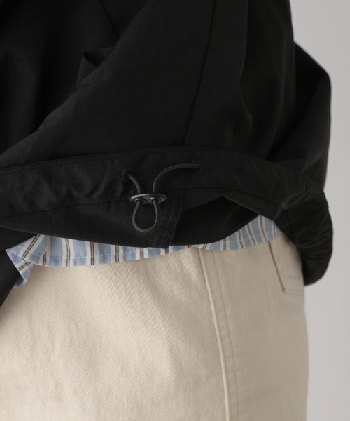 GLOBAL WORK Smile Seed Store（グローバルワーク スマイルシードストア）の「撥水UVフードブルゾン/131057（ブルゾン・レディース・ベージュ/カーキ/ブラック・X-LARGE/MEDIUM/SMALL/LARGE）」の10枚目の写真