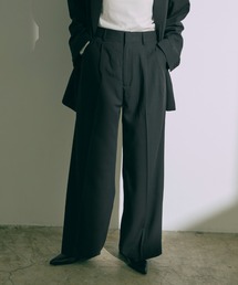 【Set Up】Semi-Wide Trousers