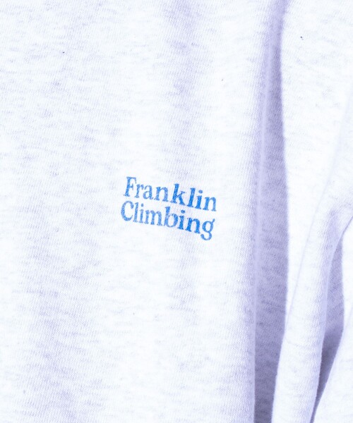 Franklin Climbing(フランクリンクライミング)の「【Franklin Climbing】ねこサーフボード クルーネック プリントスウェット(スウェット・メンズ・ネイビー/アッシュグレー・M/L)」の17枚目の写真