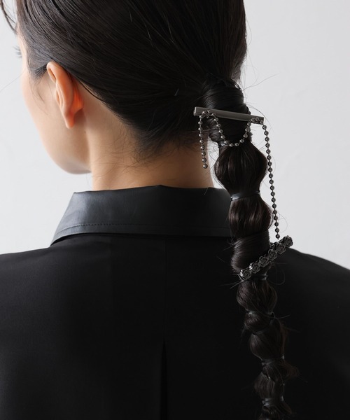 HARE（ハレ）の「2Pミニヘアクリップ(HARE)（ヘアピン・レディース・ブラック/シルバー・FREE）」の17枚目の写真