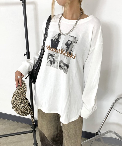 セール】カラーロゴ転写ロンT（Tシャツ/カットソー）｜non-hedge