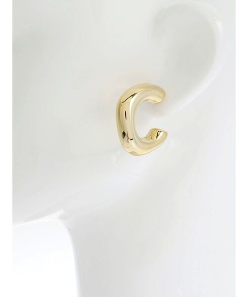 EVRIS（エヴリス）の「WIDE HOOP ピアス（ピアス（両耳用）・レディース・ゴールド/シルバー・FREE）」の10枚目の写真
