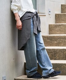 FREAK'S STORE | 限定展開　イージー デニム ワイドパンツ(デニムパンツ)