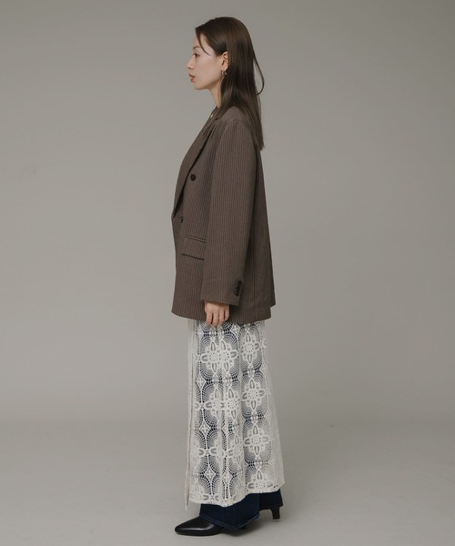 URBAN RESEARCH Sonny Label（アーバンリサーチサニーレーベル）の「レースラップロングスカート（スカート・レディース・ブラック/アイボリー・FREE）」の8枚目の写真