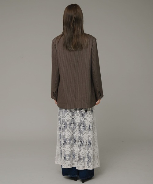 URBAN RESEARCH Sonny Label（アーバンリサーチサニーレーベル）の「レースラップロングスカート（スカート・レディース・ブラック/アイボリー・FREE）」の10枚目の写真