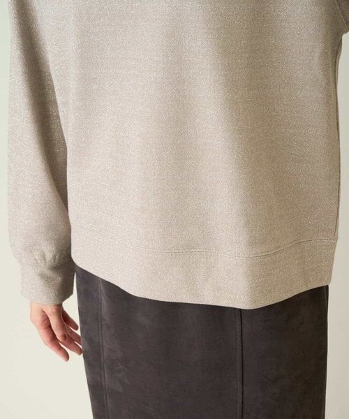 a.v.v（アーヴェヴェ）の「ラメ裏毛スウェットプルオーバー（スウェット・レディース・グレー/ベージュ・38/36/40）」の21枚目の写真