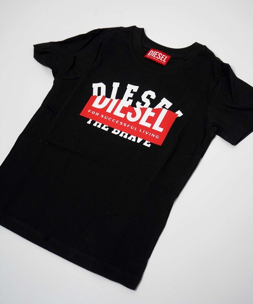 セール】DIESEL（ディーゼル）Kids & Junior ブランドロゴ半袖Tシャツ