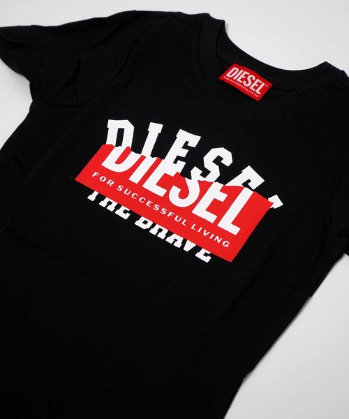DIESEL KIDS(ディーゼルキッズ)の「DIESEL(ディーゼル)Kids & Junior ブランドロゴ半袖Tシャツカットソー(Tシャツ/カットソー・キッズ・グレー/ホワイト/ネイビー/ブラック/ブルー系その他・6Y/8Y/10Y/12Y/16Y/4Y/14Y)」の8枚目の写真