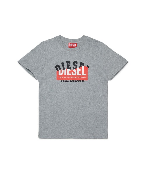 DIESEL KIDS(ディーゼルキッズ)の「DIESEL(ディーゼル)Kids & Junior ブランドロゴ半袖Tシャツカットソー(Tシャツ/カットソー・キッズ・グレー/ホワイト/ネイビー/ブラック/ブルー系その他・6Y/8Y/10Y/12Y/16Y/4Y/14Y)」の9枚目の写真