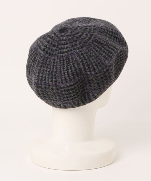 ANNA SUI（アナスイ）の「ジャガードバスクベレー（ハンチング/ベレー帽・レディース・ベージュ/ブラウン/ブラック/グレー・FREE）」の5枚目の写真