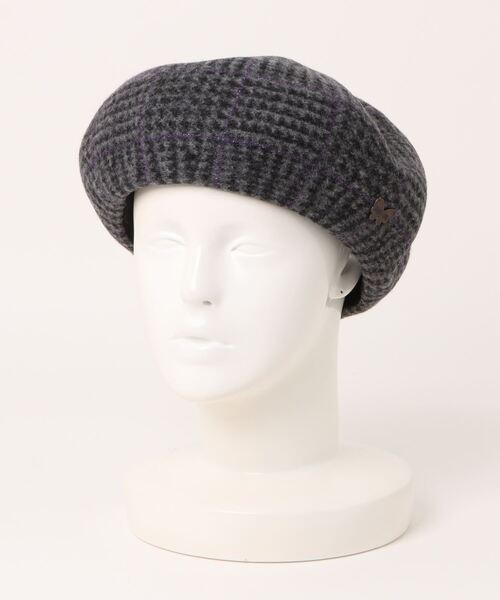 ANNA SUI（アナスイ）の「ジャガードバスクベレー（ハンチング/ベレー帽・レディース・ベージュ/ブラウン/ブラック/グレー・FREE）」の18枚目の写真