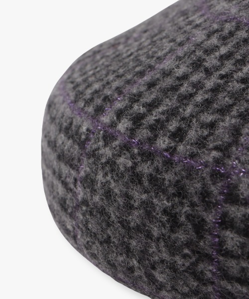 ANNA SUI（アナスイ）の「ジャガードバスクベレー（ハンチング/ベレー帽・レディース・ベージュ/ブラウン/ブラック/グレー・FREE）」の7枚目の写真