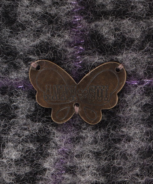 ANNA SUI（アナスイ）の「ジャガードバスクベレー（ハンチング/ベレー帽・レディース・ベージュ/ブラウン/ブラック/グレー・FREE）」の8枚目の写真