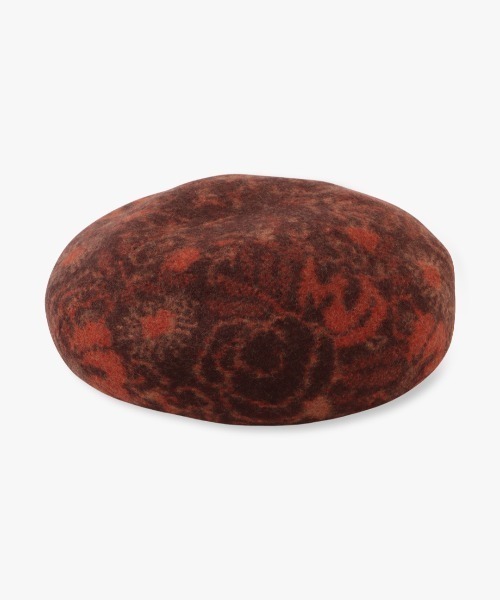 ANNA SUI（アナスイ）の「ジャガードバスクベレー（ハンチング/ベレー帽・レディース・ベージュ/ブラウン/ブラック/グレー・FREE）」の12枚目の写真